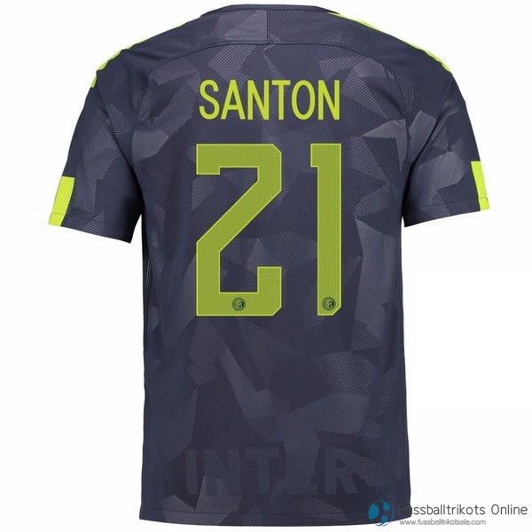 Inter Milan Trikot Ausweich Santon 2017-18 Fussballtrikots Günstig